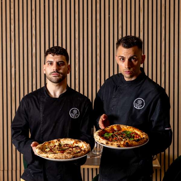 Giammarco Ambrifi e Antonio Visentin pizze Ph. Vincenzo Pollidoro