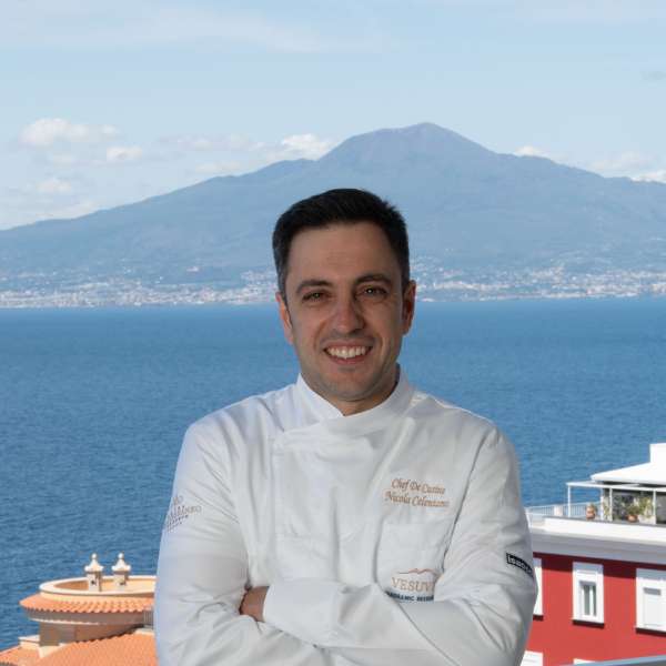 Chef De Cuisine Nicola Celentano Vesuvio Panoramic Restaurant