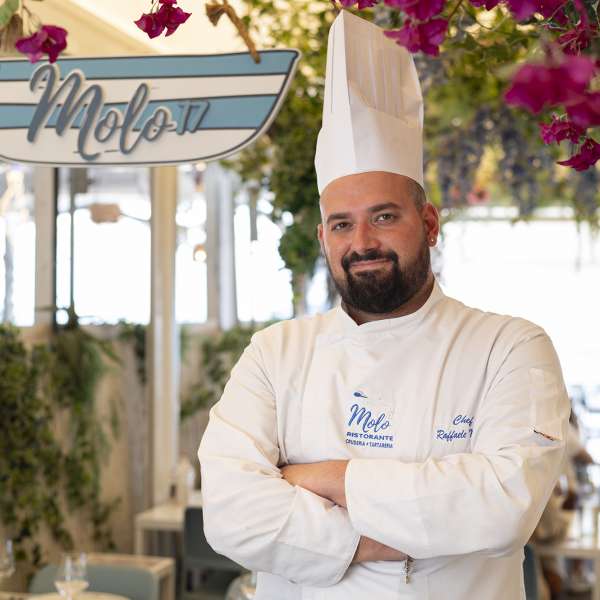 FOTO DELLO CHEF RAFFAELE MANGUSO MOLO17