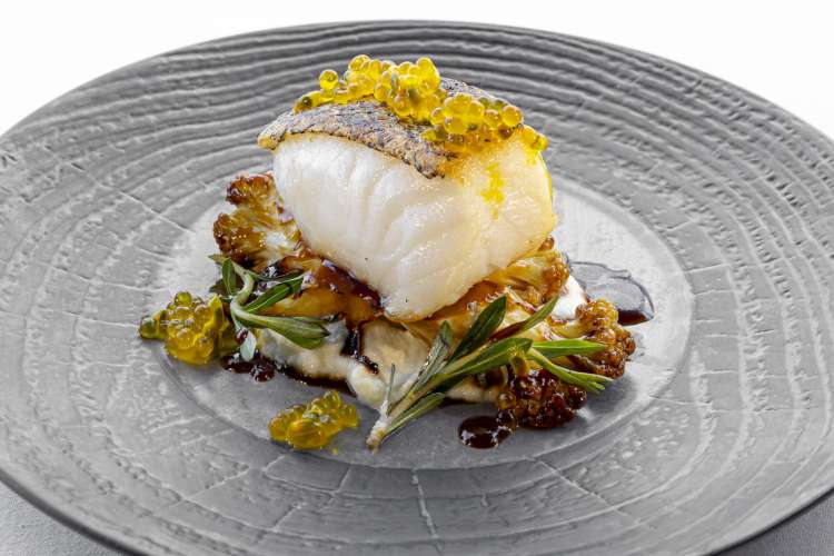 Mirabelle Black cod in Osmosi di Macchia Mediterranea Assoluto di Cavolfiore Abbrustolito e Caviale al Frutto della Passione 49