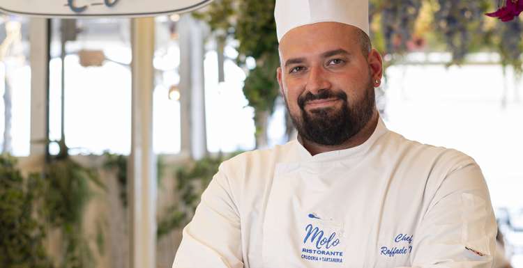 FOTO DELLO CHEF RAFFAELE MANGUSO MOLO17