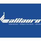 logo alilauro sub bianco